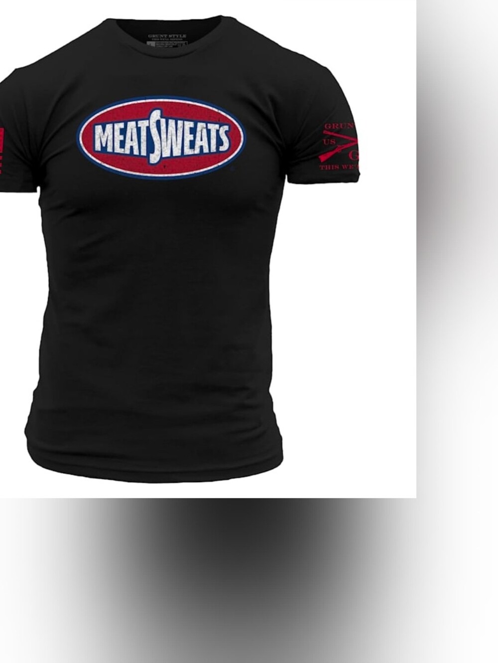 Grunt Style Meat Sweats T-Shirt - Black, Size Medium, NWT